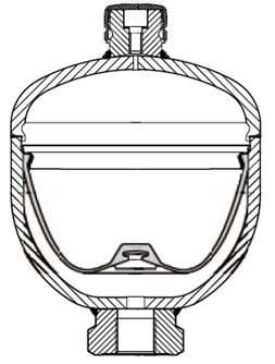 Typical Diaphragm Accumulator